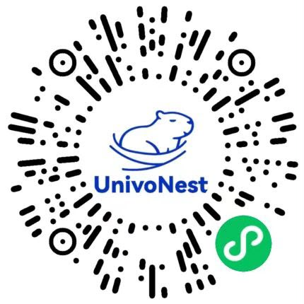 UniVoNest WeChat Mini Program QR code